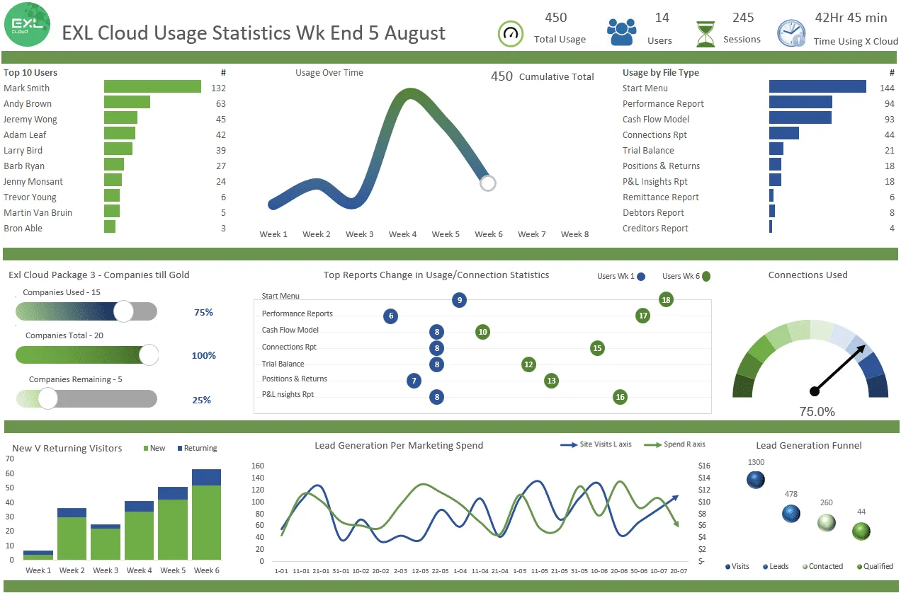Excel dashboard 1